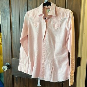 Plain Pink Vintage Rodeo Shirt